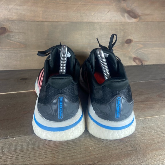 adidas supernova plus womens size 6 shoes black athletic running sneakers - Picture 4 of 8